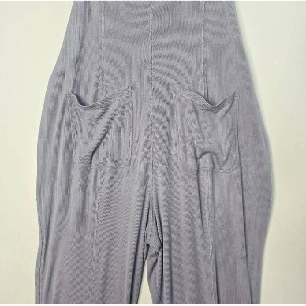 Anthropologie Saturday Sunday Lavender Belted Sleeveless Lounge Jumpsuit - Picture 12 of 12